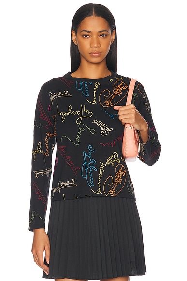 BODE Signature Crawl Tee in Black Multi