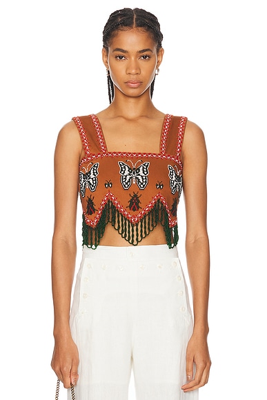 Athalia Fringe Top