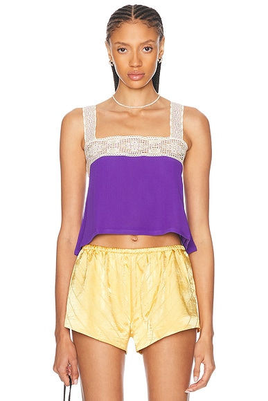 Moschino Jeans Sleeveless Top in Pink | FWRD