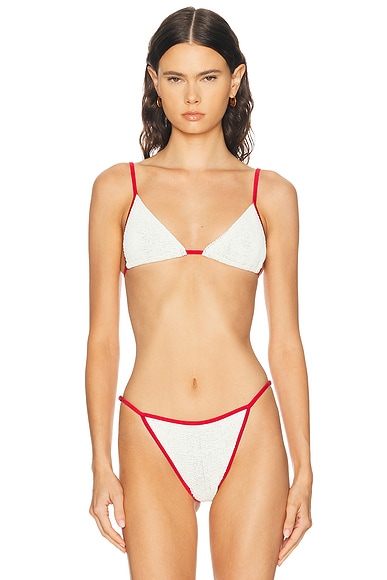 Idris Triangle Bikini Top