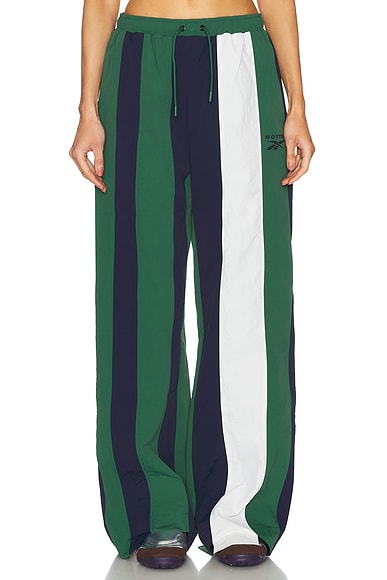 BOTTER x Reebok Paneled Track Pants in Navy& Forest Green