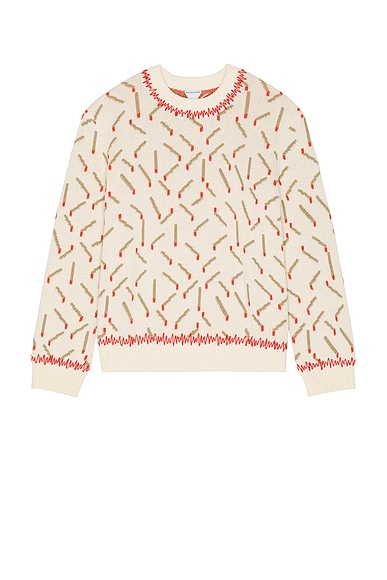 Cotton Jacquard Matches Sweater