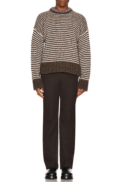 Zig Zag Knit Sweater