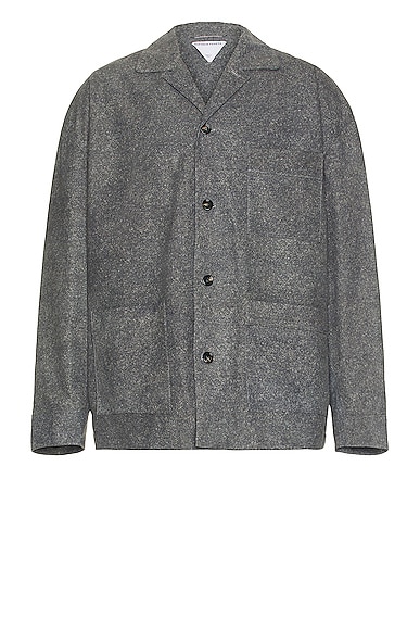 Flannel Printed Nubuck Jacket