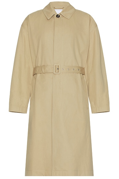 Light Cotton Twill Trench
