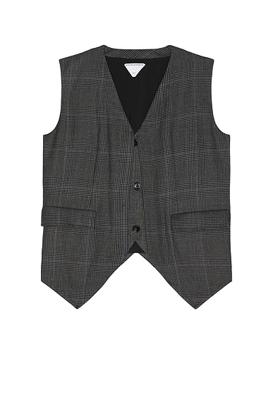 Wool Prince Of Wales Gilet