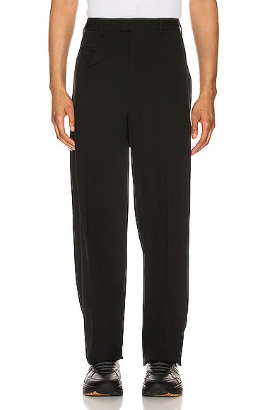Bottega Veneta Trousers in Nero | FWRD