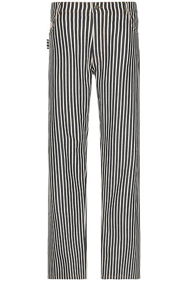 Striped Drill Trousers