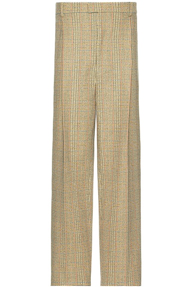 Balenciaga Baggy Tailored Pants in Black White FWRD