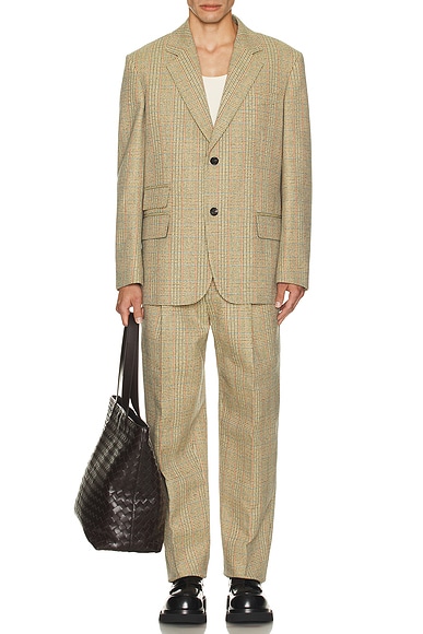 Distorted Prince Of Wales Trousers