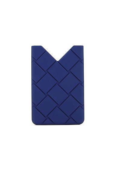 Bottega Veneta Card Case in Blue