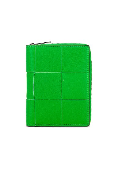 Cassette Compact Zip Around Wallet