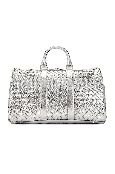 Silver duffle bag 2025