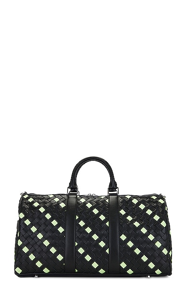 Louis Vuitton, Bags, Louis Vuitton Damier Graphite Pixel Keepall  Bandouliere 5 Green