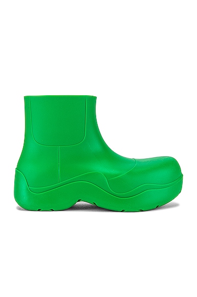 Bottega Veneta Puddle Boot in Grass | FWRD
