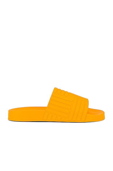 Bottega Veneta The Slider Sandal in Orange