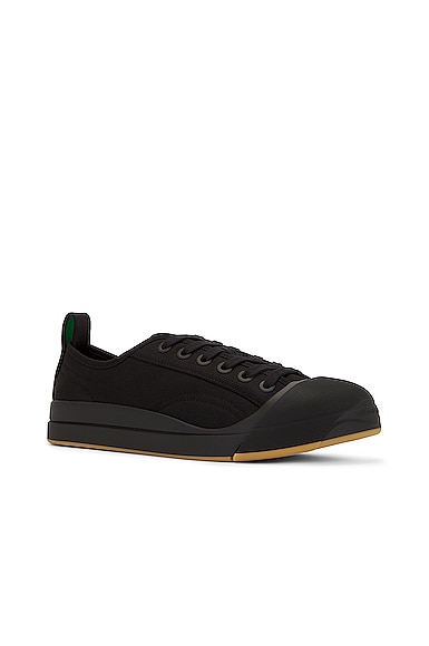 Shop Bottega Veneta Vulcan Low Top Sneaker In Black