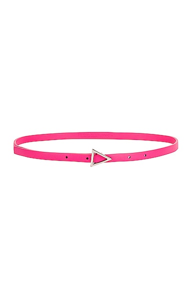 Bottega Veneta Small Triangle Belt in Pink