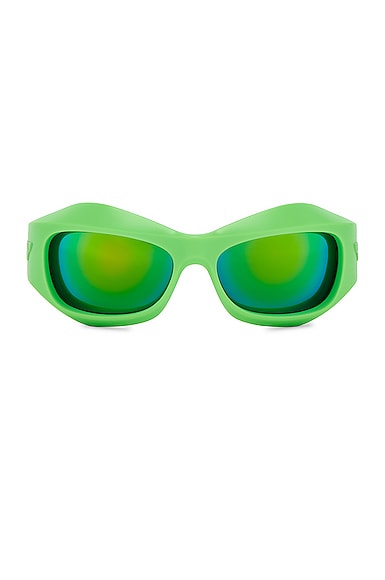 Bottega Veneta Sport Sunglasses in Green