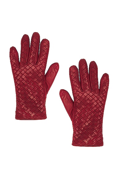 Soft Nappa Intreccio Gloves