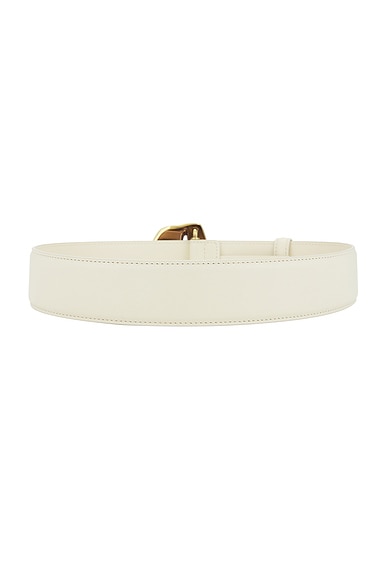 Bottega Veneta Abstract Belt In String & Muse Brass