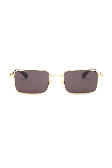 Stretch Metal Rectangular Sunglasses