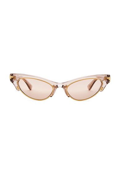 Bold Ribbon Cat Eye Sunglasses