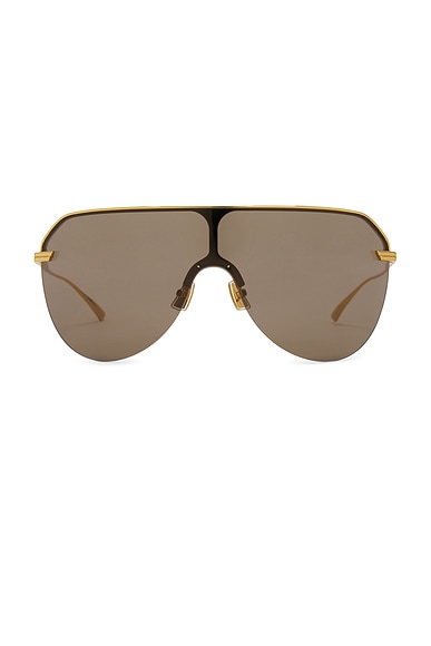 Light Ribbon Shield Sunglasses
