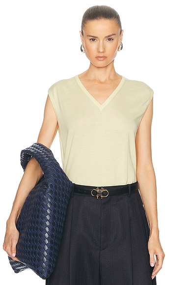 Bottega Veneta Sweater Vest in Daffodil