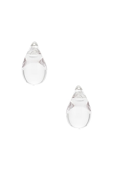 Bottega Veneta Stud Earrings In Transparent