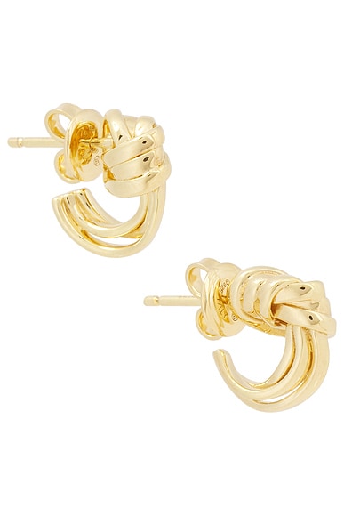 Knot Hoop Earrings