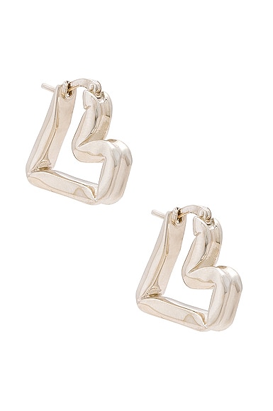 Heart Shape Hoop Earrings