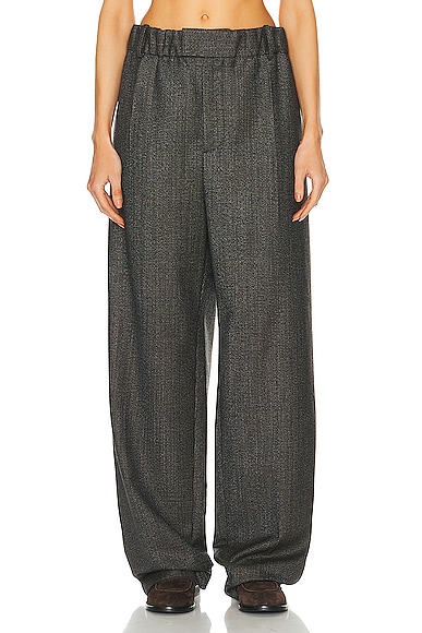 Classic Wool Houndstooth Trouser