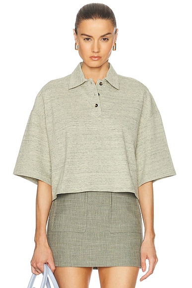 Bottega Veneta Polo Top in Powder Pink | FWRD