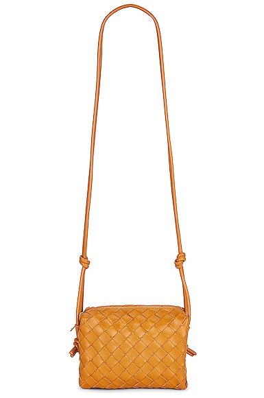 Bottega Veneta Mini Loop Shoulder Bag in Tan