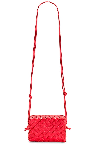 Bottega Veneta Mini Loop Bag in Red