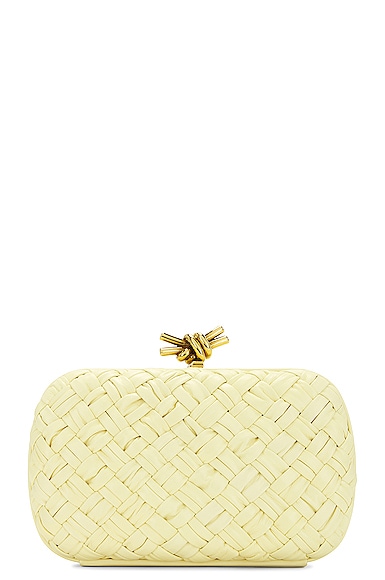 Knot Minaudiere Clutch in Yellow