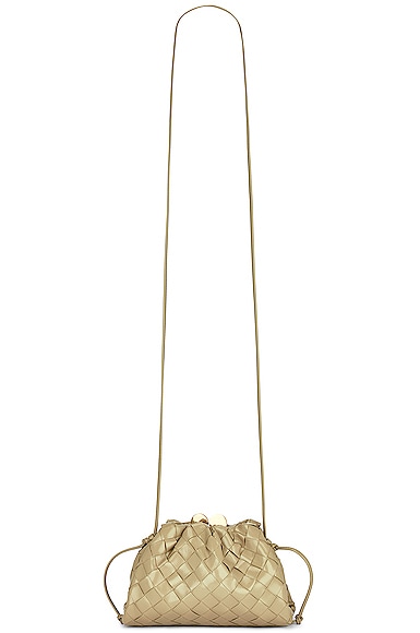 Bottega Veneta Small Loop Camera Bag Travertine in Lambskin Leather with  Gold-tone - US