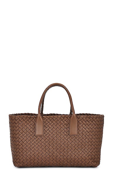 Bottega Veneta Small Cabat Tote Bag In Grey | ModeSens