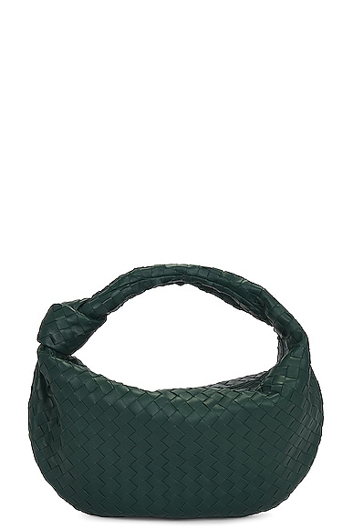 Bottega Veneta Small Jodie Bag in Emerald Green & Gold