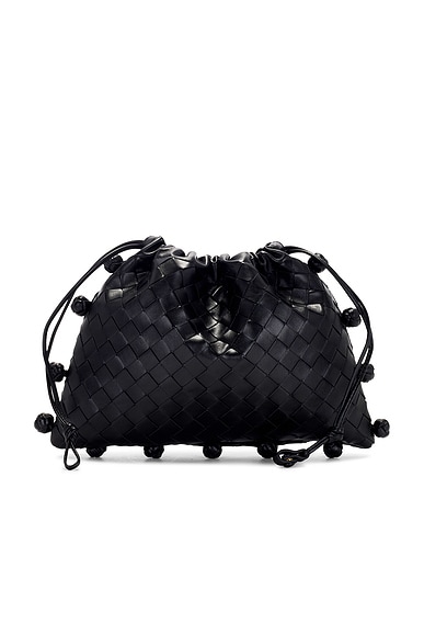Bottega Veneta Medium Dustbag in Black & Gold