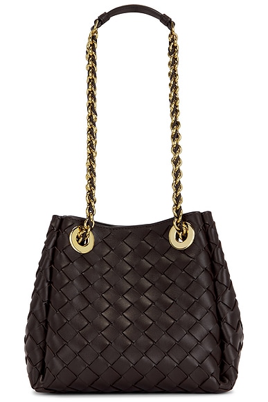 Bottega Veneta Small Parachute Bag in Fondant & Muse Brass