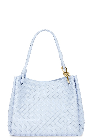 Bottega Veneta Large Parachute Bag in Lunar & Muse Brass