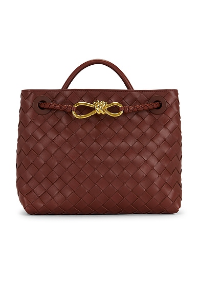 Small Andiamo Bag in Sapele & Muse Brass