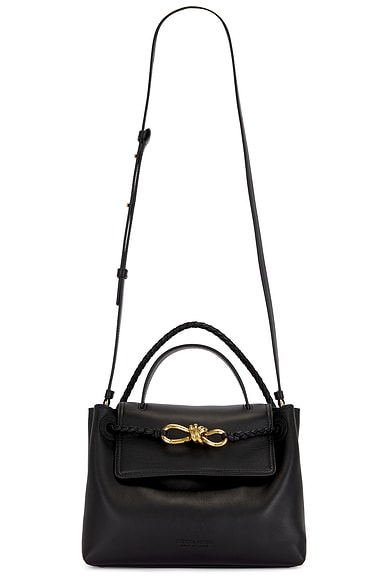 Small Ciao Ciao Bag in Black & Muse Brass