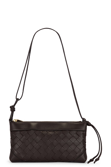 Bottega Veneta Andiamo Double Pouch in Fondant & Gold