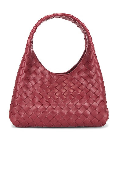 Bottega Veneta Small Campana Bag in Lava Red & Muse Brass