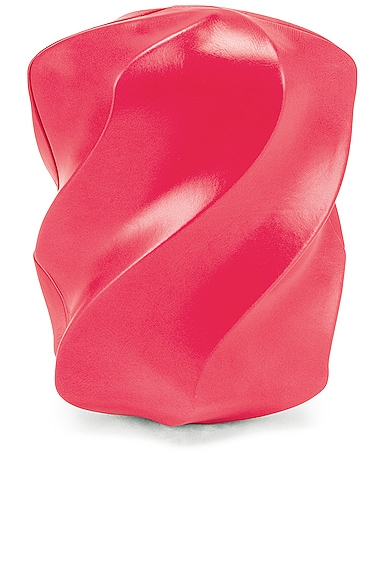 Bottega Veneta The Whirl Clutch in Lollipop Gold FWRD