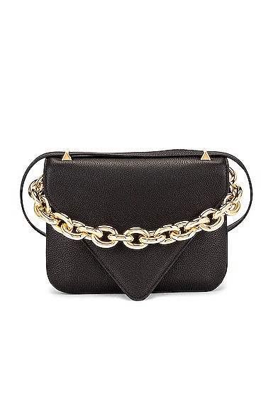 Bottega Veneta Mini Crossbody Bag in Fondant & Gold