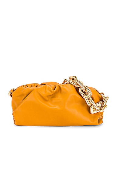 Bottega Veneta Pouch Chain Bag in Cob & Gold